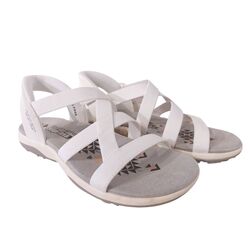 Skechers Sandaal Slip-Ins Reggae Slim Stretch Flex 163460/WHT Wit - 197627524535