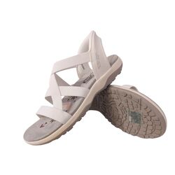 Skechers Sandaal Slip-Ins Reggae Slim Stretch Flex 163460/WHT Wit - 198739726251