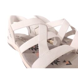Skechers Sandaal Slip-Ins Reggae Slim Stretch Flex 163460/WHT Wit - 197627524535