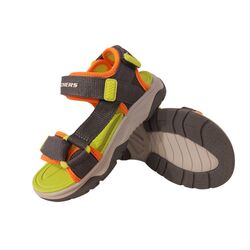 Skechers Sandaal Tread Seeker 407013L CCOR Charcoal Orange Machine Washable - 199252349460