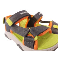 Skechers Sandaal Tread Seeker 407013L CCOR Charcoal Orange Machine Washable - 199252349460