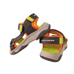 Skechers Sandaal Tread Seeker 407013L CCOR Charcoal Orange Machine Washable - 199252349460