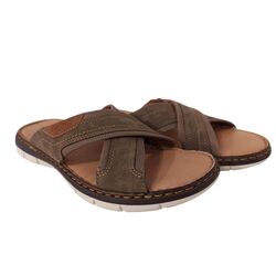 Rieker Slipper 25182-25 Bruin Groen - 4061811879724