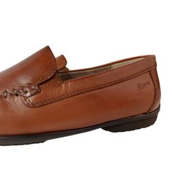 Sioux Instapper Cortizia-705-H Cognac Verwisselbaar Voetbed Wijdte H - 4054765704556