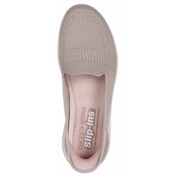 Skechers Instapper Hands-Free Slip-Ins On The Go Flex Clover 138182 TPE Taupe Machine Washable - 197627791807