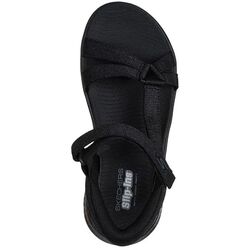Skechers Sandaal Go Walk Flex Sandal-Illuminate 141481/BBK Zwart Slip-Ins Machine Washable - 197627456102