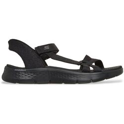 Skechers Sandaal Go Walk Flex Sandal-Illuminate 141481/BBK Zwart Slip-Ins Machine Washable - 197627456102