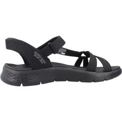 Skechers Sandaal Go Walk Flex Sandal-Illuminate 141481/BBK Zwart Slip-Ins Machine Washable - 197627456102