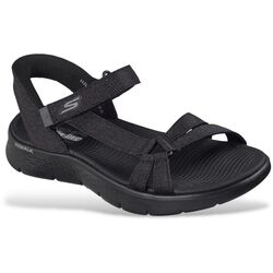 Skechers Sandaal Go Walk Flex Sandal-Illuminate 141481/BBK Zwart Slip-Ins Machine Washable - 197627456102