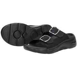 Skechers Slipper Go Walk Arch Fit 2.0 Chloe 140871 BBK Black - 198739088649