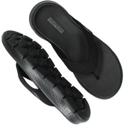 Skechers Slipper Go Walk Flex Sandal-Holly 141459/BBK Zwart - 198376881870