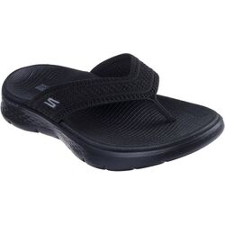 Skechers Slipper Go Walk Flex Sandal-Holly 141459/BBK Zwart - 198376881870