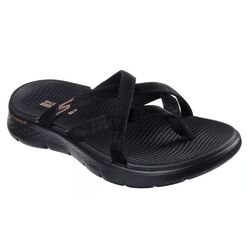 Skechers Slipper Go Walk Flex Sandal-Ssselena 141461/BBK Zwart - 198376894818