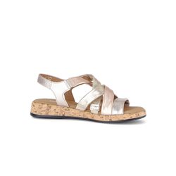 Gabor Sandaal 82.736.82 Puder Plat Roze Goud Metallic Combi - 4068283839126