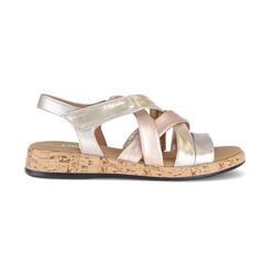 Gabor Sandaal 82.736.82 Puder Plat Roze Goud Metallic Combi - 4068283839126