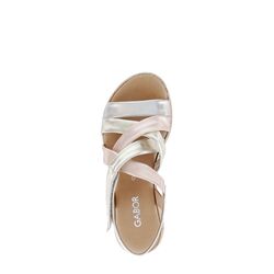 Gabor Sandaal 82.736.82 Puder Plat Roze Goud Metallic Combi - 4068283839126