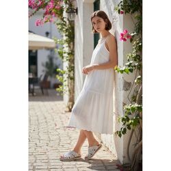 Rieker Slipper V4189-80 Wit - 4066707180311