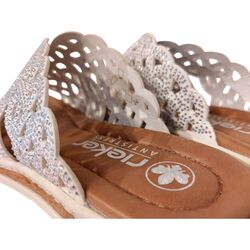 Rieker Slipper V4189-80 Wit - 4066707180298