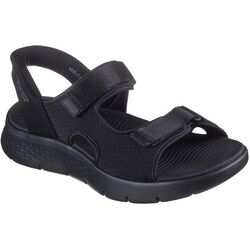 Skechers Sandaal Go Walk Flex Sandal Easy Entry 229210 BKGY Black Gray Machine Washable - 197627661377