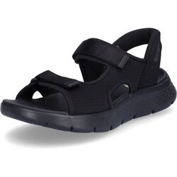 Skechers Sandaal Go Walk Flex Sandal Easy Entry 229210 BKGY Black Gray Machine Washable - 197627661377
