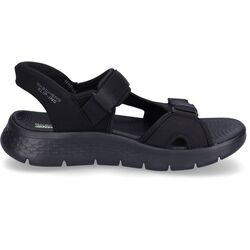 Skechers Sandaal Go Walk Flex Sandal Easy Entry 229210 BKGY Black Gray Machine Washable - 197627661377