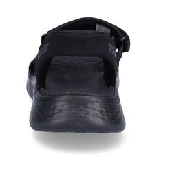 Skechers Sandaal Go Walk Flex Sandal Easy Entry 229210 BKGY Black Gray Machine Washable - 197627661377