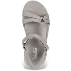 Skechers Sandaal Hands Free Slip-Ins Go Walk Flex Sandal-Illuminate 141481 TPE Taupe Machine Washable - 197976582255
