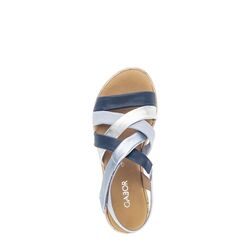 Gabor Sandaal 82.736.26 Nappa Metal Marine Blauw Combi Wijdte G - 4068283729755