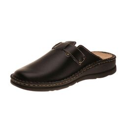 Rohde Pantoffel 6683 Zwart Verwisselbaar Voetbed - 0668390440129