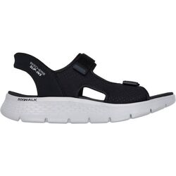 Skechers Sandaal Go Walk Flex Sandal Easy Entry 229210 BKGY Black Gray Machine Washable - 197627661377