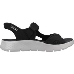 Skechers Sandaal Go Walk Flex Sandal Easy Entry 229210 BKGY Black Gray Machine Washable - 197627661377