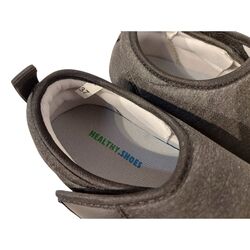 Healthy Shoes Klittenbandschoen Ullapool Grijs - 8785342097438
