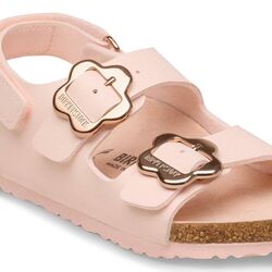 Birkenstock Sandaal Milano AS Flower 1031667 Light Rose Tonal Smal - 4067707765386