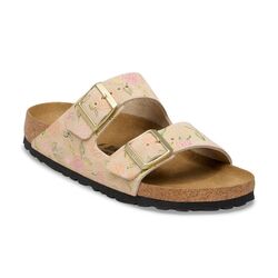 Birkenstock Slipper Arizona 1031736 Sandcastle Flower Print Suède Smal - 4067707796342