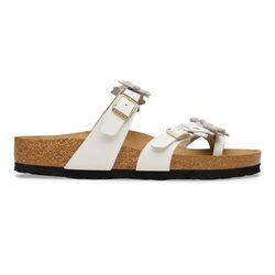 Birkenstock Teenslipper Mayari Flower Embellishment Wit Breed - 4067707899791