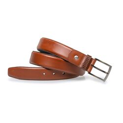 Floris van Bommel Riem De Belter 24.66 CFM-10074-24-01 Dark Cognac 3.5CM Breed - 8720244589070