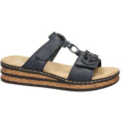 Rieker Slipper 62936 14 Blauw Zacht Voetbed - 4060596139535