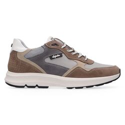 Australian Sneaker Cadiz Wijdte H 15.1717.01-KL1 Grijs Taupe Wit Combi - 8720822144639