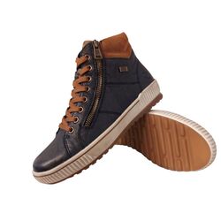 Rieker Remonte Veterboot D0772-16 Blauw Combi Warm Gevoerd - 4066707153070