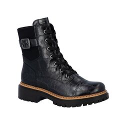 Rieker Veterboot 72631-01 Zwart - 4066707140506