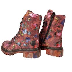 Rieker Veterboot 72627-92 Roze Multi - 4066707217338