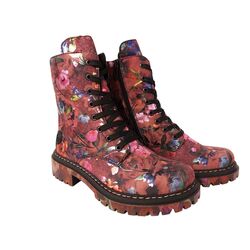 Rieker Veterboot 72627-92 Roze Multi - 4066707217338