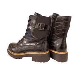 Rieker Veterboot 72631-01 Zwart - 4066707140506