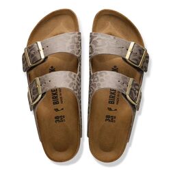 Birkenstock Slipper Arizona 1031941 Leo Gray Taupe - 4067707870240