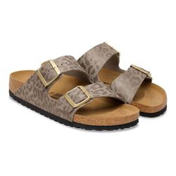Birkenstock Slipper Arizona 1031941 Leo Gray Taupe - 4067707870202