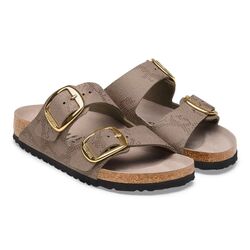 Birkenstock Slipper Arizona Big Buckle 1032891 Python Gray Taupe - 4067708160333