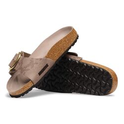 Birkenstock Slippers Madrid Big Buckle 1032935 Python Gray Taupe Smal - 4067708207922