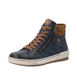 Rieker Remonte Veterboot D0772-16 Blauw Combi Warm Gevoerd - 4066707153070