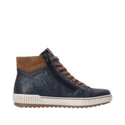 Rieker Remonte Veterboot D0772-16 Blauw Combi Warm Gevoerd - 4066707153070