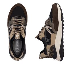Rieker Sneaker W2501-90 Bruin Multi - 4061811920365